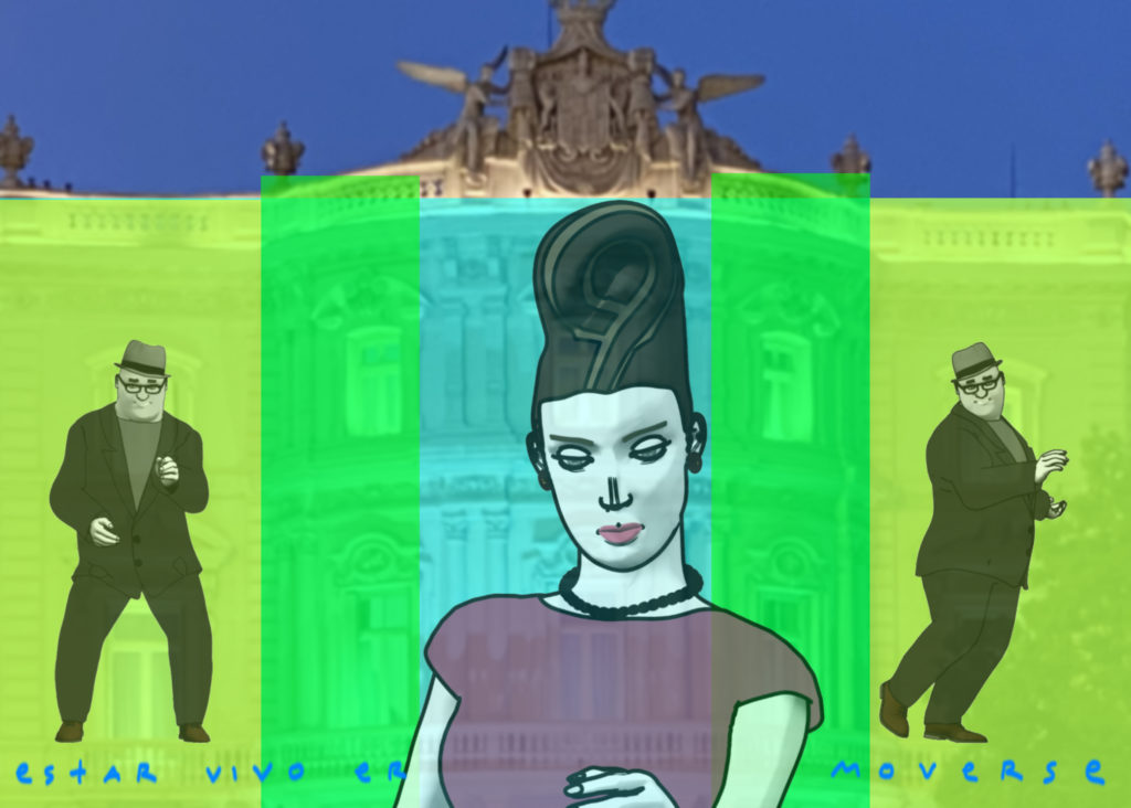 Instalción luzmadrid casa de América