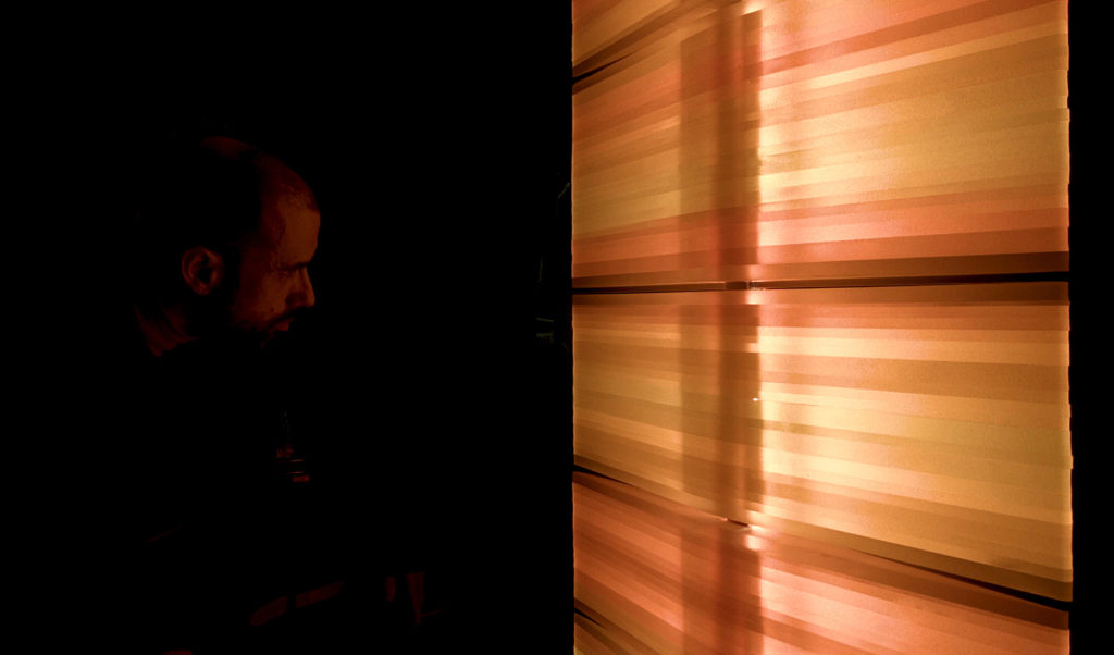 Instalación LuzMadrid Patio Sur del Centro de Cultura Contemporánea Conde Duque.